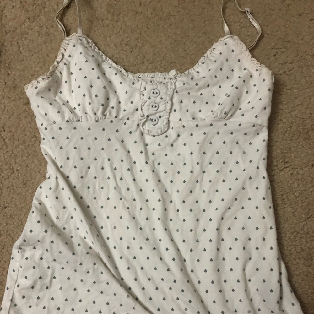 White Volcom Tank